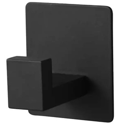 4x HACZYK SAMOPRZYLEPNY DO ŁAZIENKI HACZYK NA RĘCZNIKI ŁAZIENKOWY CZARNY