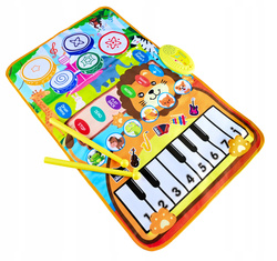 Interaktywna Mata Edukacyjna Dla Dzieci Odgłosy Zwierząt Instrumenty