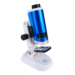 EDUKACYJNY SZKOLNY MIKROSKOP DLA DZIECI NAUKOWY 250X ZOOM OŚWIETLENIE