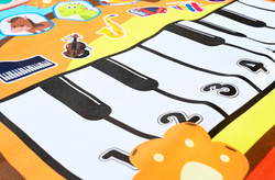 Interaktywna Mata Edukacyjna Dla Dzieci Odgłosy Zwierząt Instrumenty