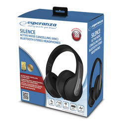 SŁUCHAWKI BEZPRZEWODOWE NAUSZNE BLUETOOTH Z REDUKCJĄ SZUMÓW ANC