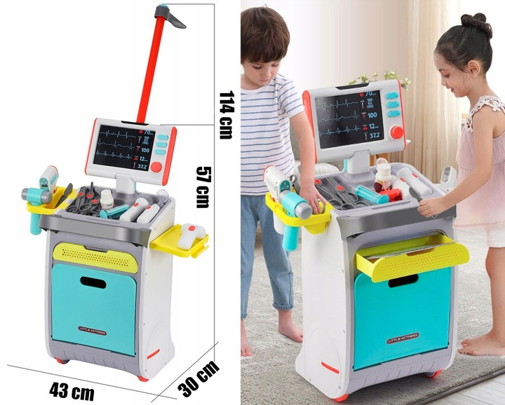 Stacja Medyczna + Akcesoria Dla Dzieci Zestaw Małego Lekarza i Pielęgniarki pol_pl_Stacja-Medyczna-Akcesoria-Dla-Dzieci-Zestaw-Malego-Lekarza-i-Pielegniarki-7733_6