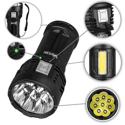 Latarka szperacz 600lm 4xLED + COB VA0114 Vayox