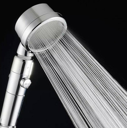 SŁUCHAWKA PRYSZNICOWA FILTR NATRYSK PRYSZNIC ECO OSZCZĘDNA STOP CHROM