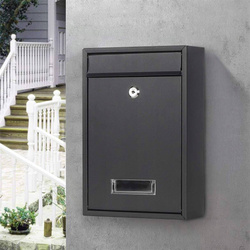 SKRZYNKA NA LISTY ULOTKI GAZETY POCZTOWA LISTOWA STALOWA Z KLUCZYKAMI