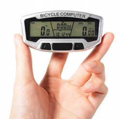 LICZNIK ROWEROWY WODOODPORNY LCD