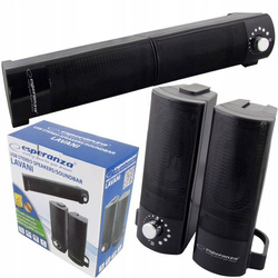 Głośniki komputerowe 2.0 soundbar USB LAVANI