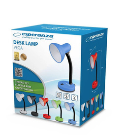 LAMPKA BIURKOWA E27 VEGA CZARNA
