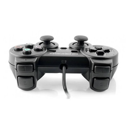 Gamepad z wibracją pad USB do PC/PS3 TROOPER czarny