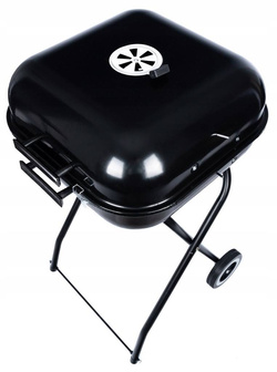 GRILL OGRODOWY SKŁADANY NA KÓŁKACH