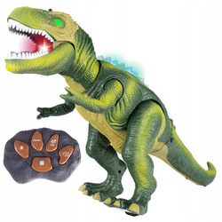 DINOZAUR RC ROBOT LED ZDALNIE STEROWANY INTERAKTYWNY CHODZĄCY DŹWIĘKI PILOT
