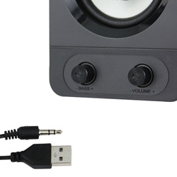 GŁOŚNIKI 2.1 USB LED RAINBOW SOPRANO ESPERANZA 
