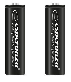 Akumulatorki baterie AA 2 sztuki R6 1,2V 2600mAh ESPERANZA