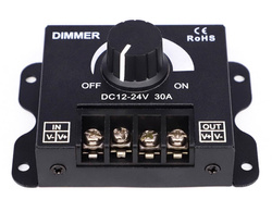 ŚCIEMNIACZ MANUALNY OBROTOWY DO LED 12-24V 30A