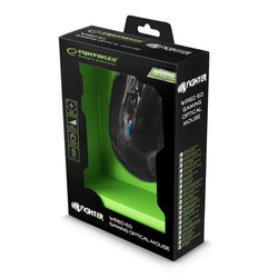 Myszka przewodowa dla graczy 6D optyczna USB MX205 FIGHTER niebieska