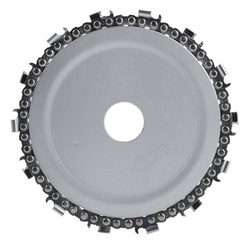 TARCZA ŁAŃCUCHOWA DO DREWNA 125mm DO SZLIFIERKI NA KĄTÓWKĘ