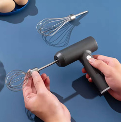 BEZPRZEWODOWY MIKSER RĘCZNY ROBOT KUCHENNY ZESTAW 2 KOŃCÓWKI ŁADOWANIE USB