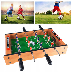 Stół Do Gry W Piłkarzyki Dla Dzieci 51X31Cm Drewniany Piłkarski Zestaw