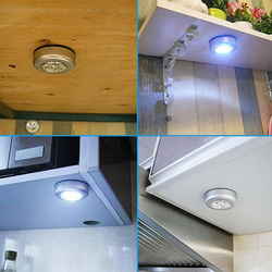 Lampka 3 LED na baterie na ściane do szafy
