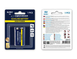 BATERIA ALKALICZNA 6LR61 1SZT