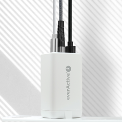 Ładowarka sieciowa GaN z gniazdem USB oraz 2x USB-C PD PPS QC4+ 65W