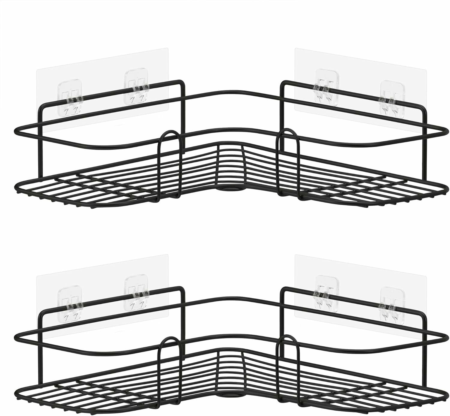 2 x półka łazienkowa wisząca półki pod prysznic do łazienki 2 sztuki czarne pol_pl_2-x-polka-lazienkowa-wiszaca-polki-pod-prysznic-do-lazienki-2-sztuki-czarne-7740_1