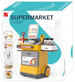 SUPERMARKET INTERAKTYWNY KASA FILSKALNA SKLEPOWA DLA DZIECI AKCESORIA