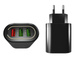 SZYBKA ŁADOWARKA SIECIOWA 3x USB QC 3.0 18W 