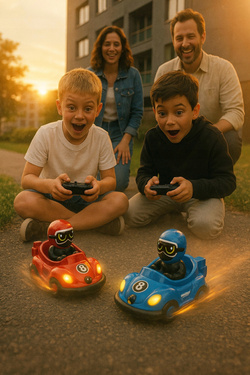 AUTA Zdalnie Sterowane Samochody Autodrom GOKART Kontrolery Zestaw RC 2szt