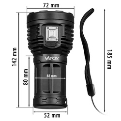 Latarka szperacz 600lm 4xLED + COB VA0114 Vayox