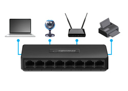 ESPERANZA SWITCH 8-PORTOWY 10/100M DRACO