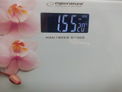 Cyfrowa waga łazienkowa hartowana ORCHID