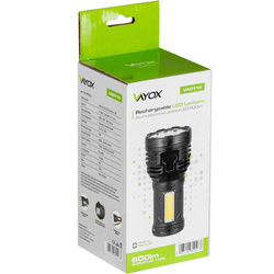 Latarka szperacz 600lm 4xLED + COB VA0114 Vayox