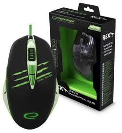 Myszka przewodowa dla graczy 7D optyczna USB MX301 REX 