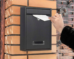 SKRZYNKA NA LISTY ULOTKI GAZETY POCZTOWA LISTOWA STALOWA Z KLUCZYKAMI