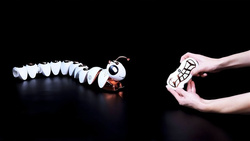 Robot Zdalnie Sterowany Gąsienica Wymienne Elementy Zabawka Światło Dźwięk