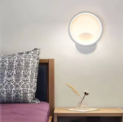 KINKIET ŚCIENNY LED 12W BIAŁY