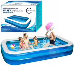 BASEN OGRODOWY PROSTOKĄTNY