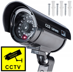 Kamera ścienna atrapa monitoring kamery LED
