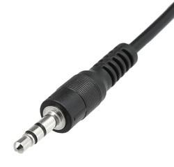 Kabel audio JACK- JACK 3,5MM 1,2m czarny
