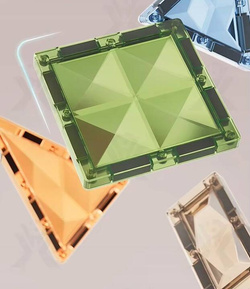 KLOCKI MAGNETYCZNE DIAMENTOWE DINOZAURY 90 EL