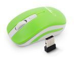 Bezprzewodowa mysz optyczna URANUS 2.4GHz 1600DPI zielona