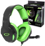 Słuchawki nauszne z mikrofonem dla graczy COBRA zielone