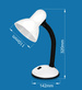 LAMPKA BIURKOWA LAMPA E27 ARCTURUS CZARNA