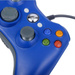 Gamepad kontroler do PC XBOX podwójna wibracja niebieski