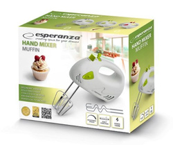 Robot mikser ręczny wielofunkcyjny Esperanza MUFFIN zielony