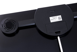Cyfrowa waga łazienkowa analityczna bluetooth 8w1 B.FIT czarna
