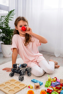 ZDALNIE STEROWANY PIES ROBOT SAMOCHÓD RC 8 KÓŁ TWISTER PARA WODNA OBRÓT 360