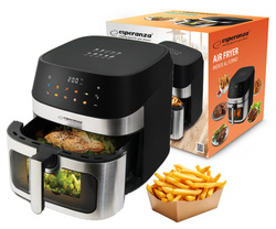 FRYTKOWNICA BEZTŁUSZCZOWA AIR FRYER FRYTOWNICA DUŻA 8L 1600W DUŻA MISA XL