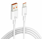 KABEL USB - USB TYP-C 1M BIAŁY